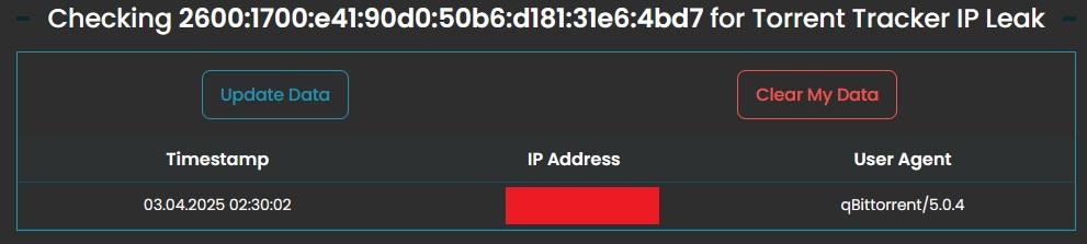 What is my IP result